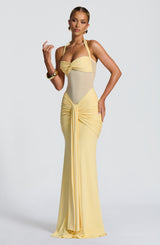 Vixen Maxi Dress - Yellow - M