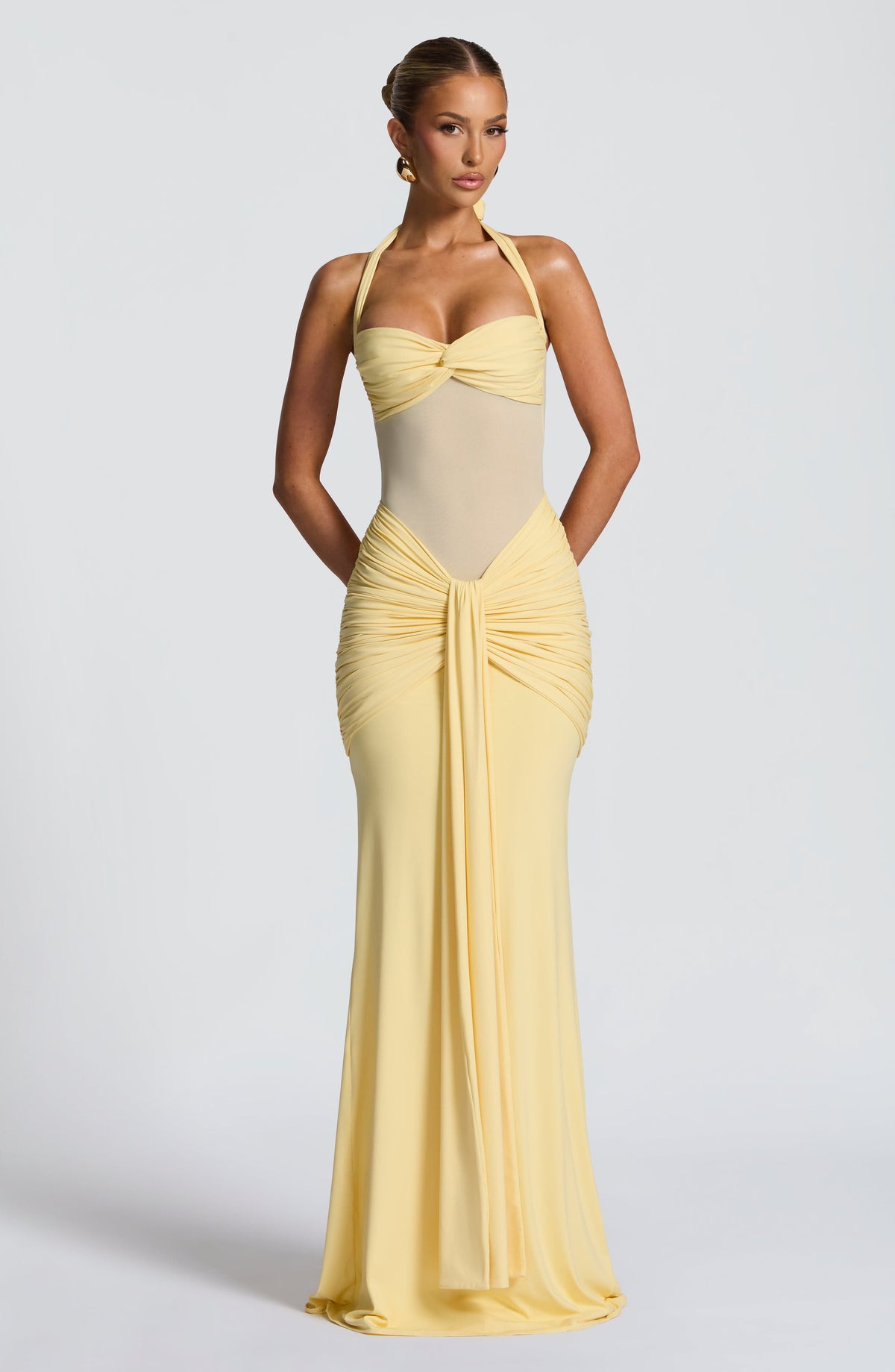Vixen Maxi Dress - Yellow - XS