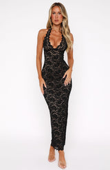 Mirabel Lace Maxi Dress - XS - Yellow
