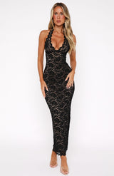 Vivienne Maxi Dress - Black - XS
