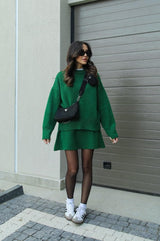 Rachel Knit Set - Green - M
